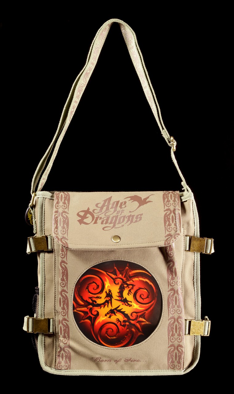 Side Bag with 3D Picture - Tribal Dragons by Anne Stokes
