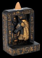 Backflow Incense Burner - Anubis Hieroglyphs