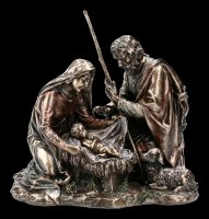 Krippen Figur - Jesus Geburt mit Maria und Josef