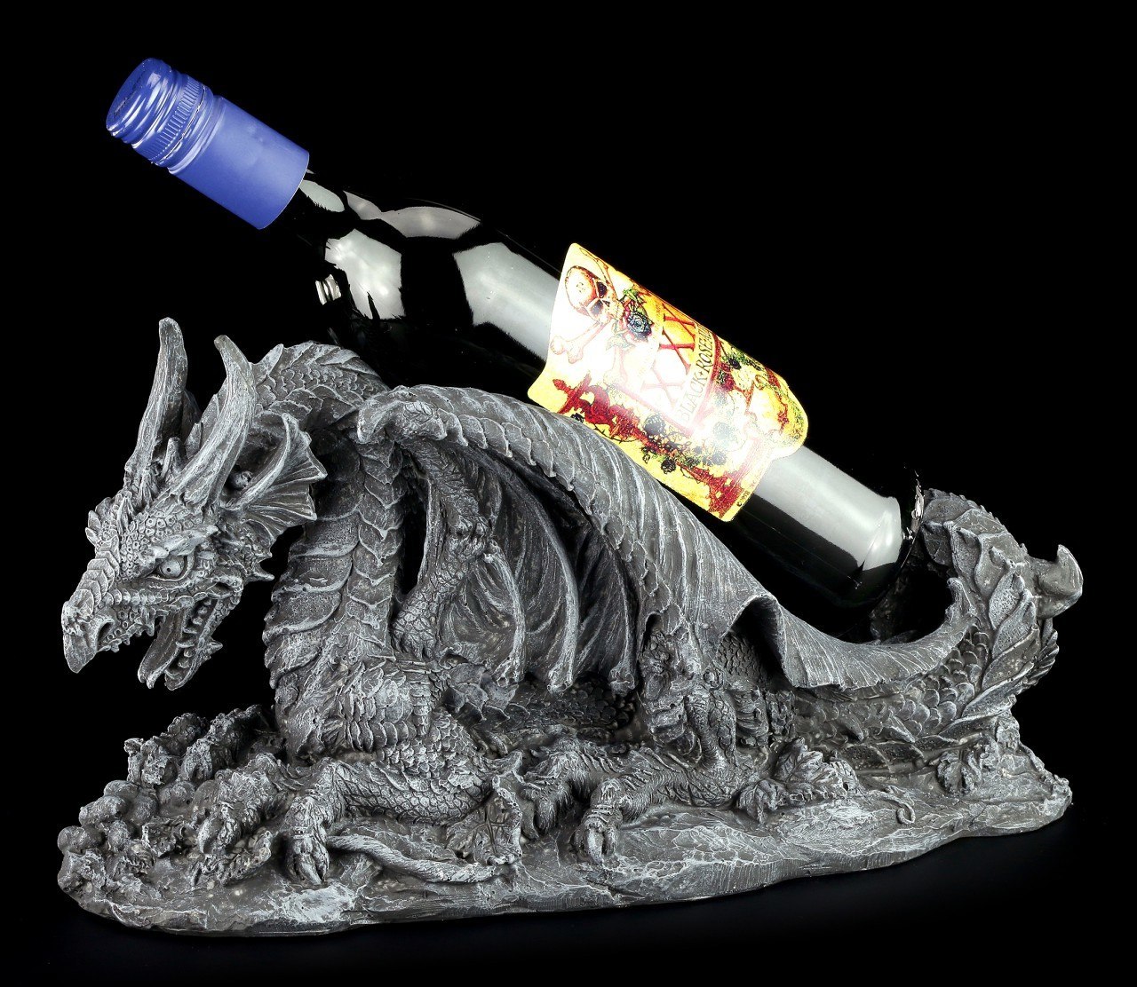 Bottle Holder - Reclining Dragon