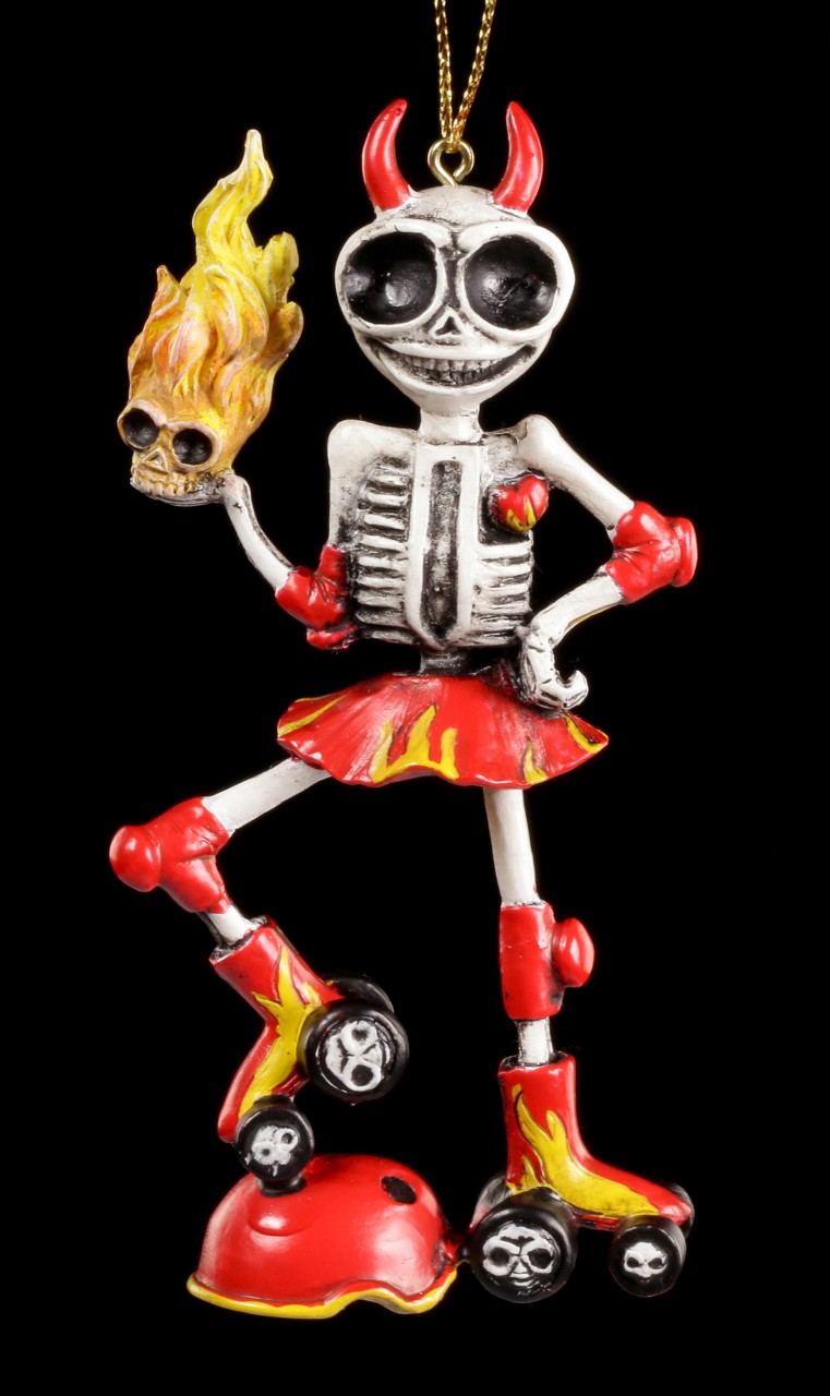 Skeleton Figurine - La Muerte Llameante