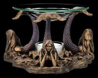 Oil Burner - Three Mermaids - No Evil