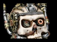 Totenkopf Steampunk Schatulle - Metal Head