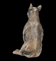 Dog Figurine - Bull Terrier bronze colored