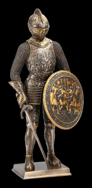 Knight Figurine - With Buckler and Sword