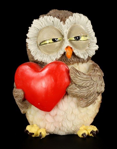 Owl in Love - Funny Figurine