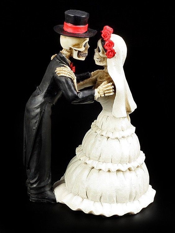 Skelett Brautpaar Figur - Endless Love