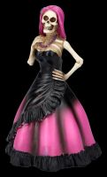 Skeleton Figurine - DOD Lady in pink Dress