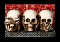 Business Card Holder - Skulls No Evil