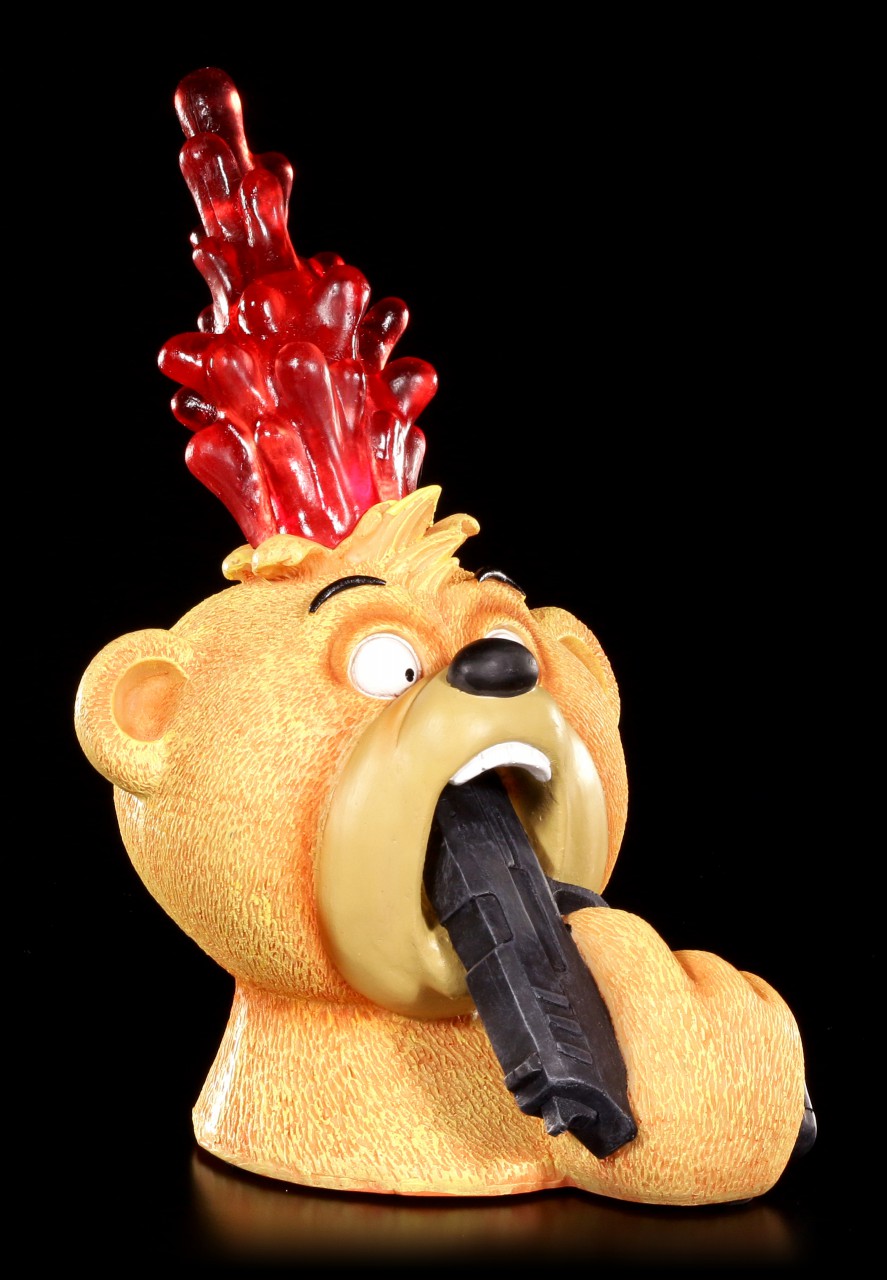 Bad Taste Bears Figurine - Topper with red LED