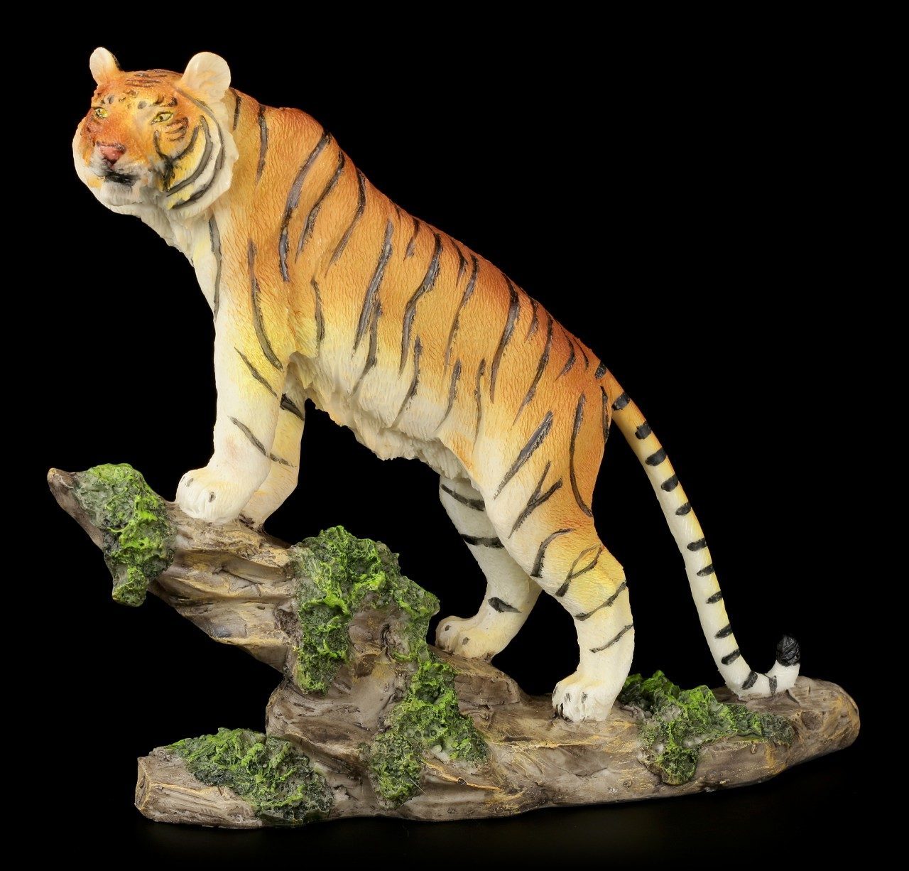 Tiger Figur - Stolz auf dem Felsen