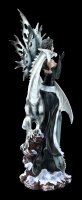 Elfen Figur Bettina mit weißem Drachen