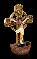 Weihwasserspender - Kruzifix mit Jesus
