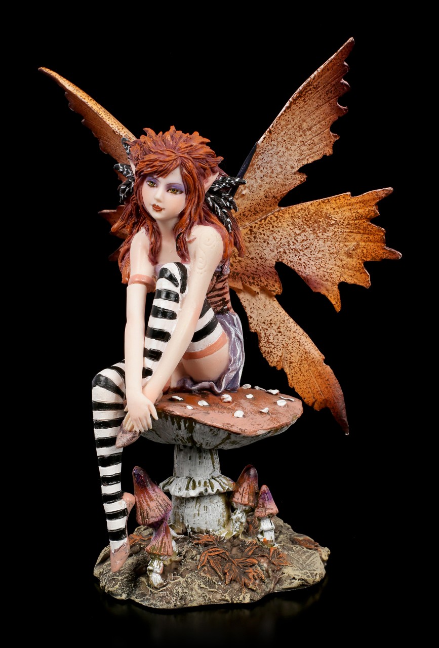 Fairy Figurine - Maine on Mushroom