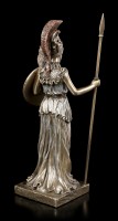 Athena Figur mit Speer und Rundschild