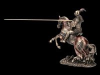 German Knight with Horse and Lance - left