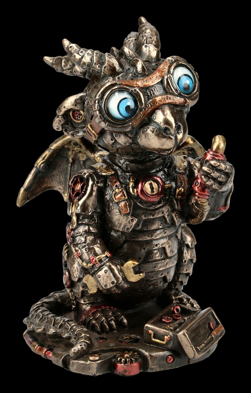 Steampunk Figurine - Little Dragon