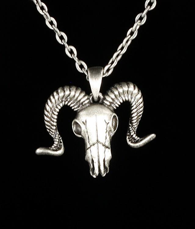Ram Skull Necklace