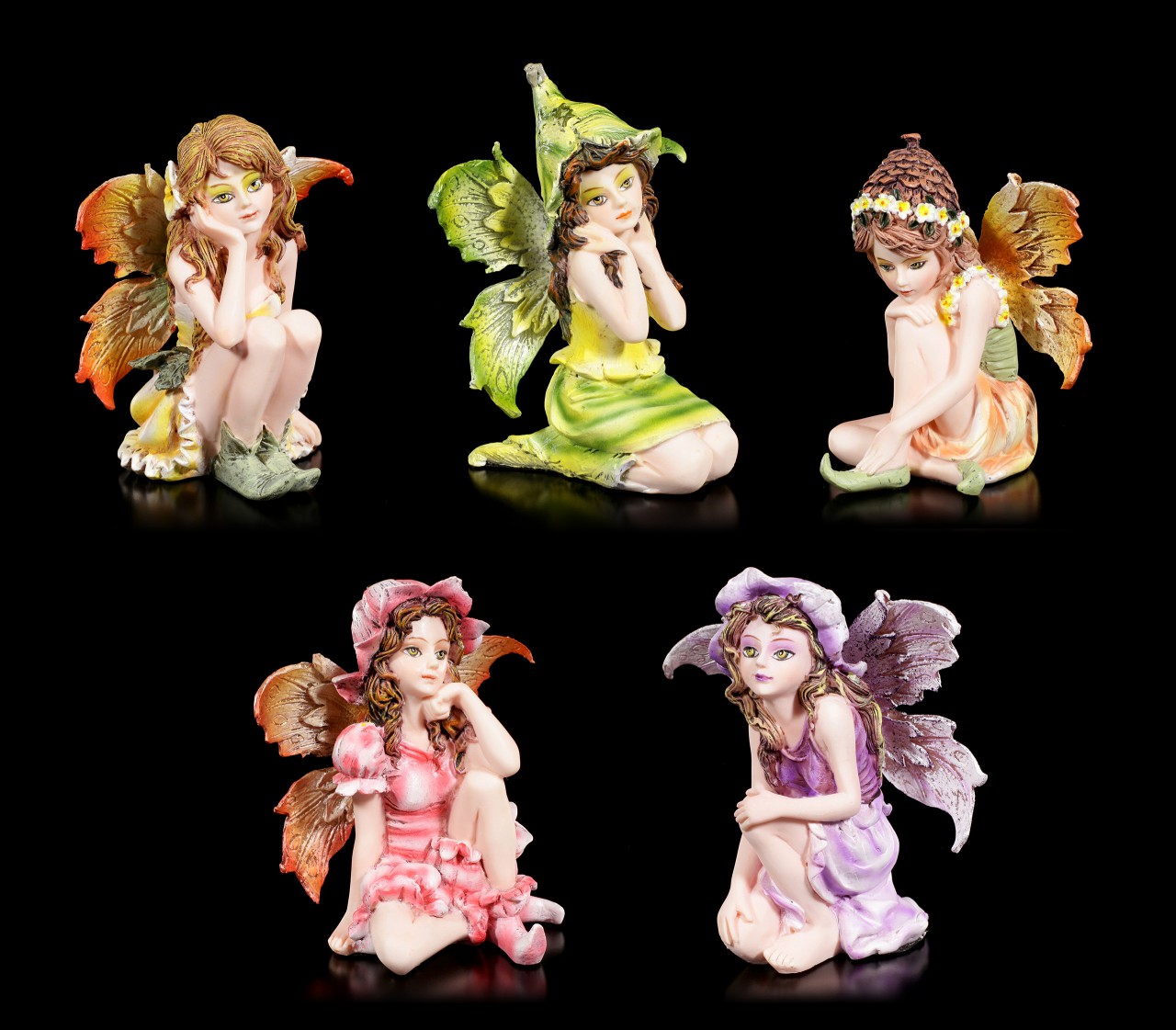 Fairy Figurines Set of 5 - Five Sisters
