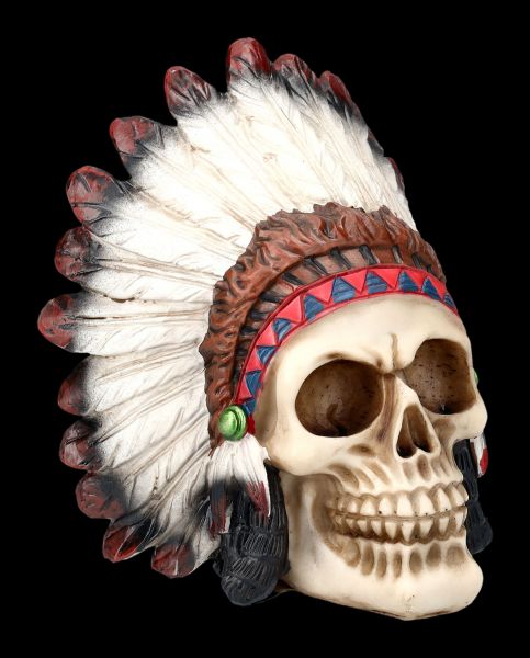 Totenkopf - Indianer Häuptling