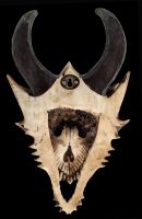 Totenkopf Wanddeko - Fieser Drachen Schädel