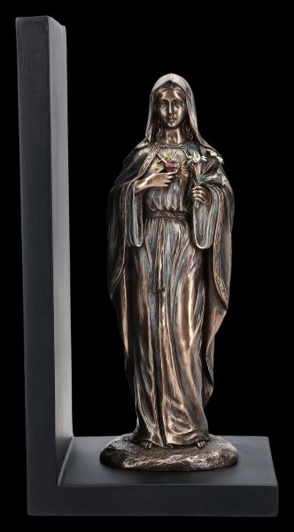Bookend with Mary Figurine