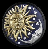 Wandrelief - Sonne und Mond