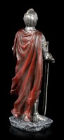Ritter Figur mit rotem Umhang und Schwert