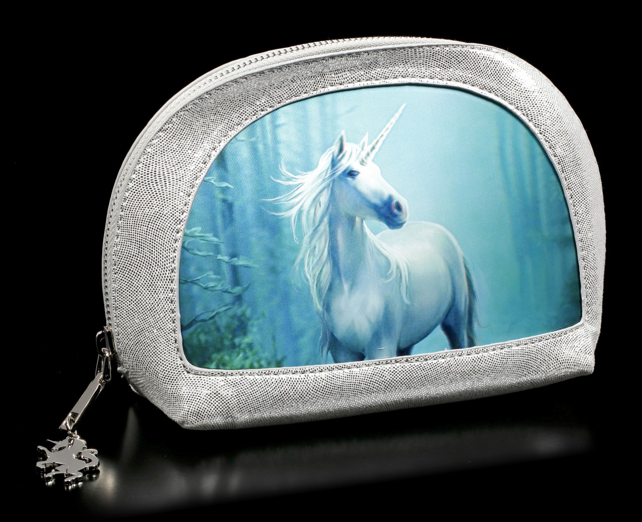 Kosmetik Tasche mit 3D Einhorn - Forest Unicorn