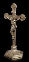 Großes Kruzifix mit Jesus - Tischkreuz