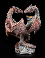 Drachen Kerzenhalter - Dragon Heart - Valentine&#39;s Edition