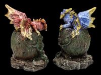 Dragon Figurines Set of 2 - Guardian of the Forests