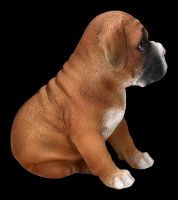 Boxer Hund Welpen Figur
