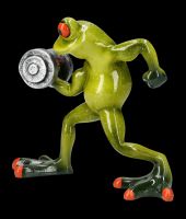 Lustige Frosch Figur - Gewichtheber