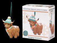 Highland Cow Hängeornament - Winter