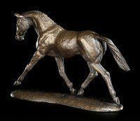 Horse Figurine - Trotting Warmblood - by Harriet Glen