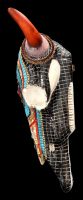 Wanddeko - Totenkopf Bison mit Western Mosaik