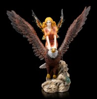 Fairy Figurine - Silra rides on Eagle