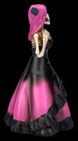 Skelett Figur - DOD Lady in rosa Kleid