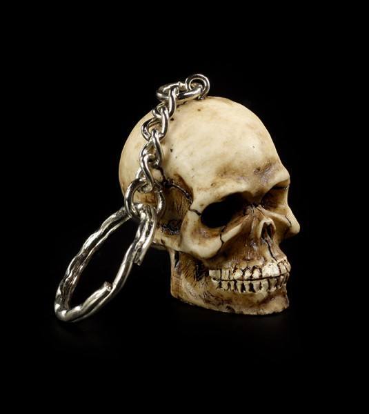 Totenkopf Toilette Schlüsselanhänger Taschenanhänger Gothic Skull Schä ss 