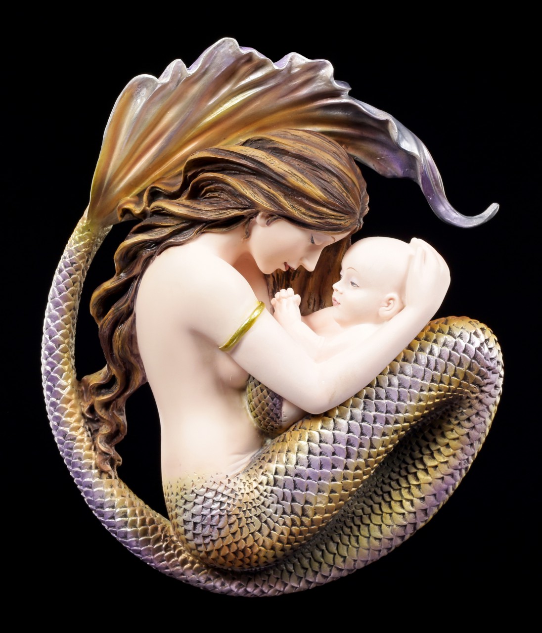Wandrelief - Meerjungfrau mit Baby - Mutterschutz