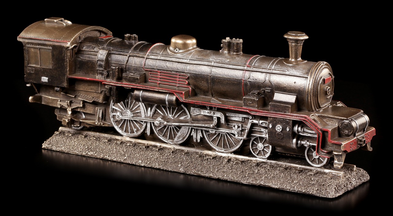 Dampf Lokomotive Deko Figur