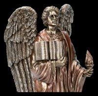 Archangel Uriel Figurine on Pedestal
