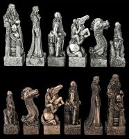 Chessmen Set - Vikings silver-bronze