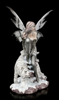 Dark Fairy Figurine - Kassandra with Tiger