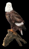 Bald Eagle Figurine on Branch