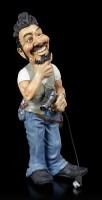 Funny Jobs Figurine - Hairdresser with Hair Dryer