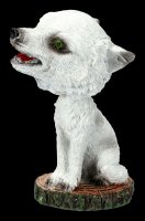 Bobble Head Figurine - Winter Wolf Cub