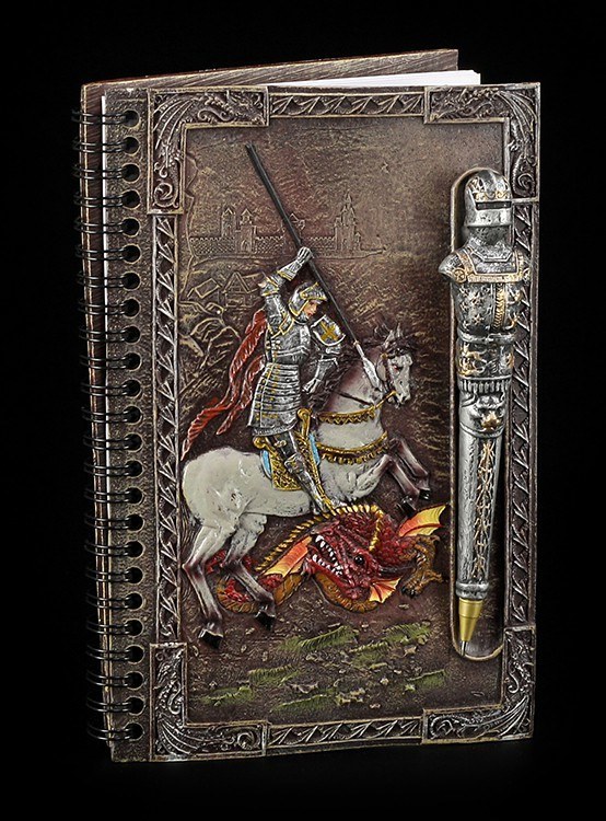 Knight Journal with Ball Pen - St. George