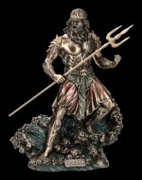 Poseidon Figur mit Dreizack